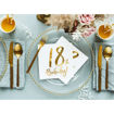 Picture of 18TH BIRTHDAY WHITE PAPER NAPKINS 33 X 33CM - 20 PACK